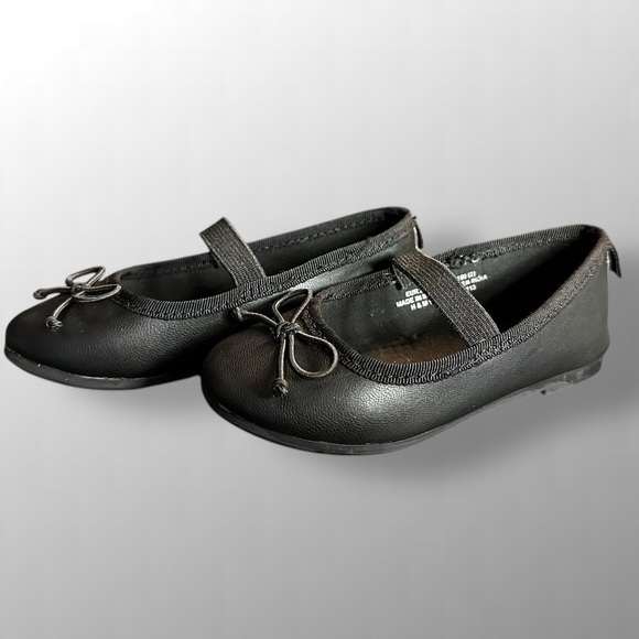 H&M Toddler Ballet Shoes in Black - Size 7.5 - Picture 1 of 3